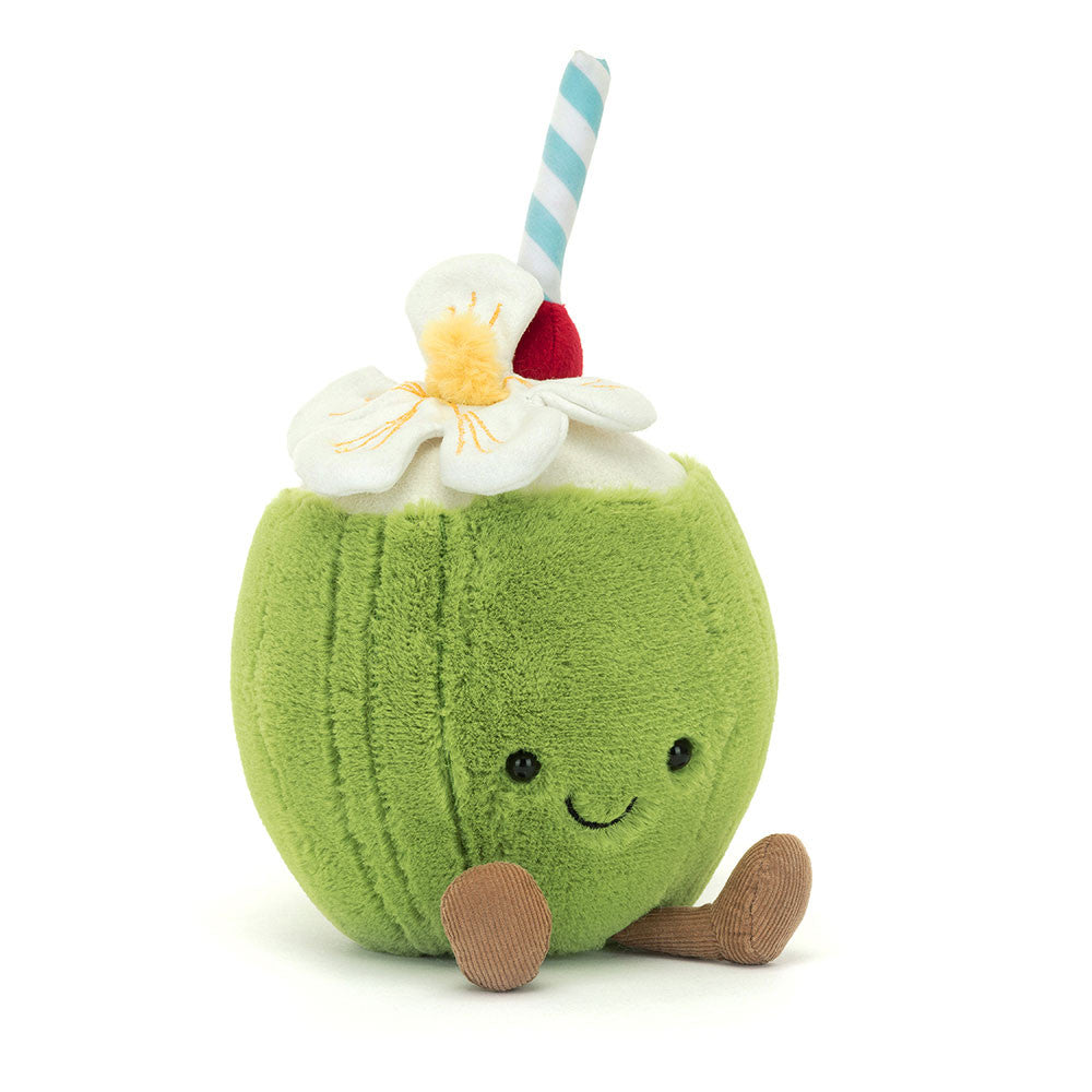 ジェリーキャット　Amuseables Aruba Coconut Jellycat Amuseables Aruba Coconut – Hugglemoo
