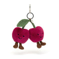 Load image into Gallery viewer, Jellycat Amuseables Cherries Bag Charm Jellycat Amuseables Cherries Bag Charm
