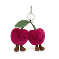 Load image into Gallery viewer, Jellycat Amuseables Cherries Bag Charm Jellycat Amuseables Cherries Bag Charm