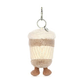 Load image into Gallery viewer, Jellycat Amuseables Coffee-To-Go Bag Charm ACOF4BCN 4
