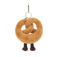 Load image into Gallery viewer, Jellycat Amuseables Pretzel Bag Charm A4PRETBC 4