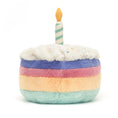 Load image into Gallery viewer, Jellycat Amuseables Rainbow Birthday Cake A2RBC 3