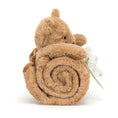 Load image into Gallery viewer, Jellycat Bartholomew Bear Blankie BLNK4BAR 3