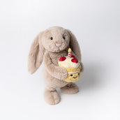 Load image into Gallery viewer, Jellycat Bashful Beige Birthday Bunny Jellycat Bashful Beige Birthday Bunny