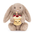 Load image into Gallery viewer, Jellycat Bashful Beige Birthday Bunny Jellycat Bashful Beige Birthday Bunny
