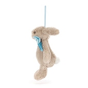 Load image into Gallery viewer, Jellycat Bashful Beige Bunny Decoration BAS6BD 3