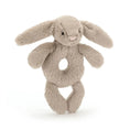Load image into Gallery viewer, Jellycat Bashful Beige Bunny Ring Rattle BRR4B 1