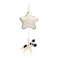Load image into Gallery viewer, Jellycat Bashful Black And Cream Puppy Musical Pull MP4BCP 1