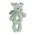 Load image into Gallery viewer, Jellycat Bashful Dragon Ring Rattle BRR4DR 1