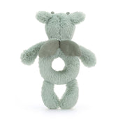 Load image into Gallery viewer, Jellycat Bashful Dragon Ring Rattle BRR4DR 3