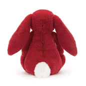 Load image into Gallery viewer, Jellycat Bashful Luxe Bunny Scarlett Medium BAS3SCA 3