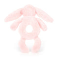 Load image into Gallery viewer, Jellycat Bashful Pink Bunny Ring Rattle BRR4BP 4