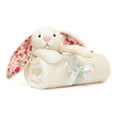 Load image into Gallery viewer, Jellycat Blossom Cream Bunny Berry Blankie BLNK2MS 1