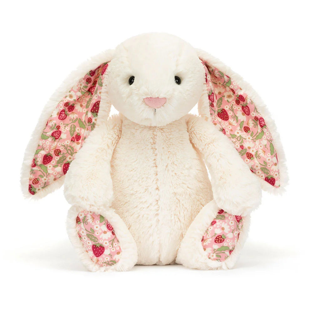 Jellycat Blossom Cream Bunny Berry Medium – Hugglemoo