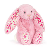 Load image into Gallery viewer, Jellycat Blushkin Blossom Luxe Bunny Medium BAS3ROSE 1