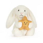Load image into Gallery viewer, Jellycat Cream Bunny with Star BB3STAR 1