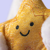 Load image into Gallery viewer, Jellycat Cream Bunny with Star BB3STAR 2