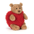 Load image into Gallery viewer, Jellycat Bartholomew Bear Heartthrob BARL2HE 2