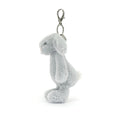 Load image into Gallery viewer, Jellycat Bashful Silver Bunny Bag Charm BAS4BOBC 3