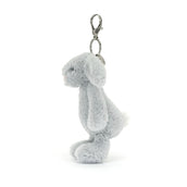 Load image into Gallery viewer, Jellycat Bashful Silver Bunny Bag Charm BAS4BOBC 3