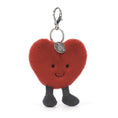 Load image into Gallery viewer, Jellycat Amuseables Heart Bag Charm AH4BC 1