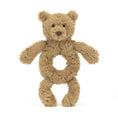 Load image into Gallery viewer, JELLYCAT BARTHOLOMEW BEAR RING RATTLE BAR4RR 1