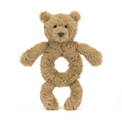 Load image into Gallery viewer, JELLYCAT BARTHOLOMEW BEAR RING RATTLE BAR4RR 1