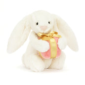 Load image into Gallery viewer, JELLYCAT BASHFUL BUNNY WITH PRESENT BB6PR 2