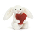 Load image into Gallery viewer, Jellycat Bashful Red Love Heart Bunny Little BB6LOVEN 2