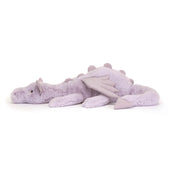 Load image into Gallery viewer, Jellycat Lavender Dragon Huge LAV1DD 3