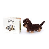 Load image into Gallery viewer, Jellycat Otto the Loyal Long Dog Book BK4OD 3