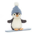 Load image into Gallery viewer, Jellycat Peanut Penguin Snow Board Small PNS3SB 1