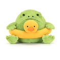 Load image into Gallery viewer, Jellycat Ricky Rain Frog Rubber Ring RR3FR 1