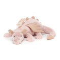 Load image into Gallery viewer, Jellycat Rose Dragon Huge ROSE1DD 1
