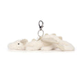 Load image into Gallery viewer, Jellycat Snow Dragon Bag Charm SNW4BC 2