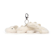 Load image into Gallery viewer, Jellycat Snow Dragon Bag Charm SNW4BC 2