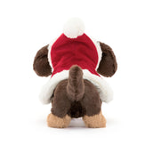 Load image into Gallery viewer, Jellycat Winter Warmer Otto Sausage Dog Brown OT3FSD 3