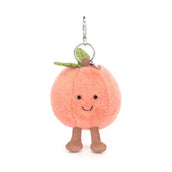 Load image into Gallery viewer, Jellycat Amuseables Peach Bag Charm
