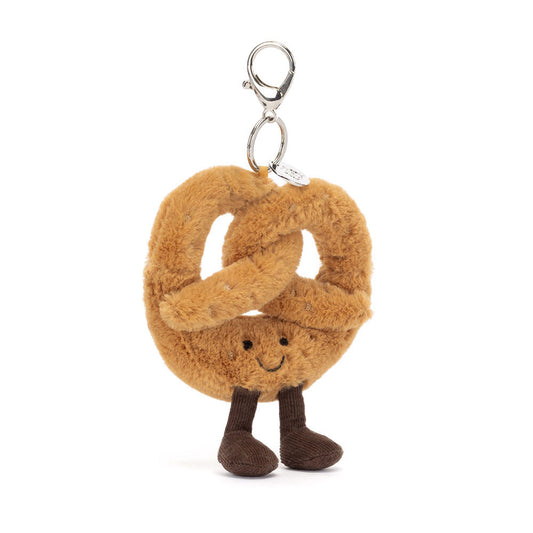 Jellycat Amuseables Pretzel Bag Charm A4PRETBC 1