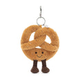 Load image into Gallery viewer, Jellycat Amuseables Pretzel Bag Charm A4PRETBC 2
