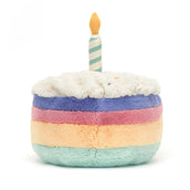 Load image into Gallery viewer, Jellycat Amuseables Rainbow Birthday Cake A2RBC 3
