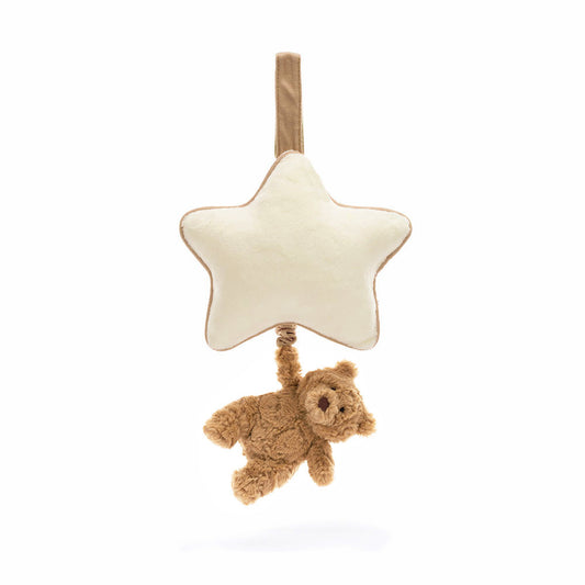 Jellycat Bartholomew Bear Musical Pull MP4BAR 1