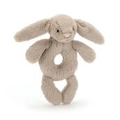 Load image into Gallery viewer, Jellycat Bashful Beige Bunny Ring Rattle BRR4B 1
