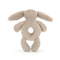 Load image into Gallery viewer, Jellycat Bashful Beige Bunny Ring Rattle BRR4B 3
