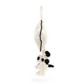 Load image into Gallery viewer, Jellycat Bashful Black And Cream Puppy Musical Pull MP4BCP 3
