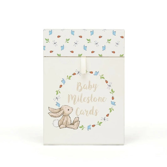 Jellycat Bashful Bunny Babys First Photo Cards MSC6BB 1