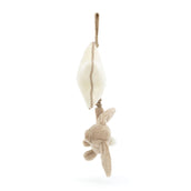 Load image into Gallery viewer, Jellycat Bashful Bunny Musical Pull Beige MP4B 3
