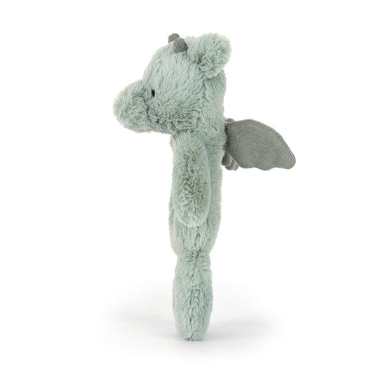 Jellycat Bashful Dragon Ring Rattle BRR4DR 2