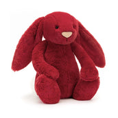 Load image into Gallery viewer, Jellycat Bashful Luxe Bunny Scarlett Medium BAS3SCA 1
