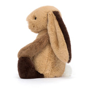 Load image into Gallery viewer, Jellycat Bashful Patchwork Brown Bunny BAS3PWB 3
